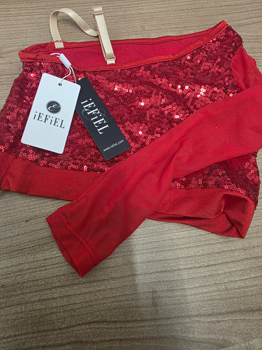 Iefiel red sequin - red,
