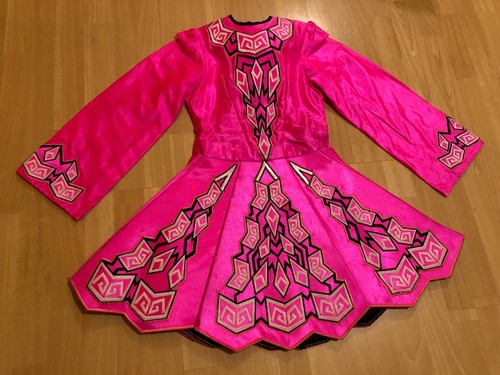 Pink irish dancing costume - dancing,
