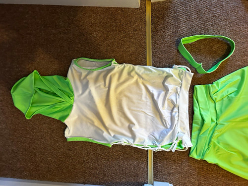 Green white dance - dance, hoodie