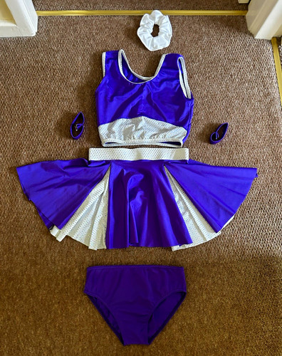Girls purple white dance - purple, &