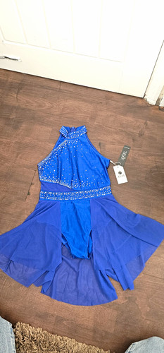 Iefiel blue dance costume - blue,