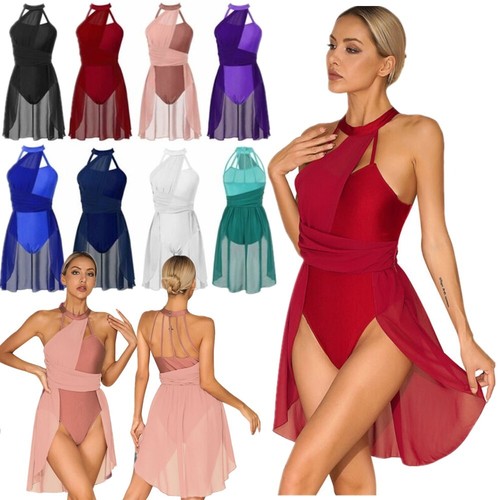 Lyrical dance leotard dress - leotard,