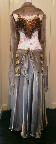 Bronze gold belly dance - &,