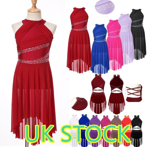 Girls lyrical dance costume - uk,