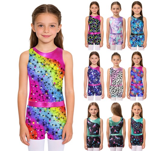 Kids girls shiny dance leotard - girls,
