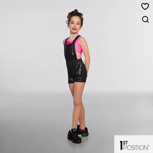 1st position black sequin - position,