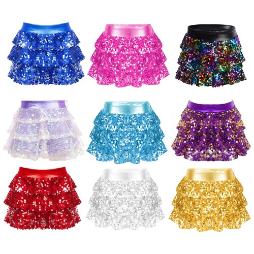 Girls sparkly dance skirt - sparkly,