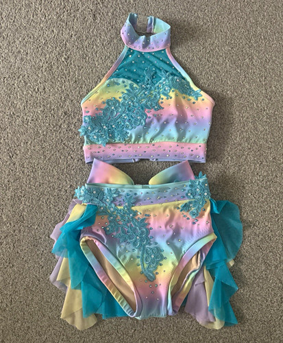 Girls pastel rainbow piece - pastel,