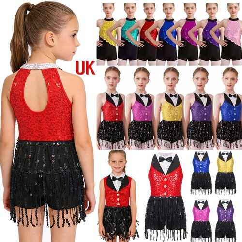 Girls kids sequins latin - uk,