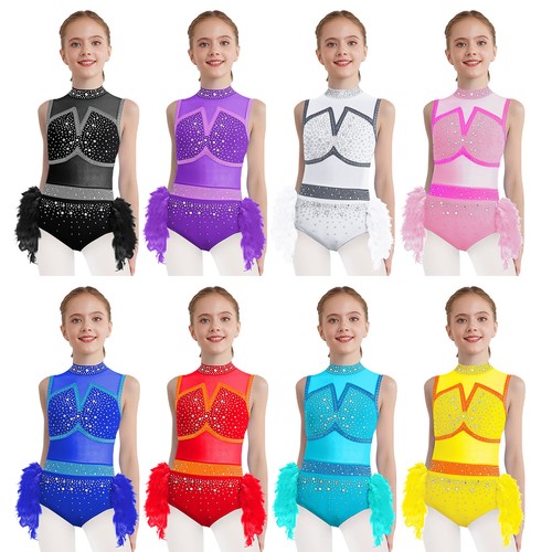Girls sequins feather tulle - feather,